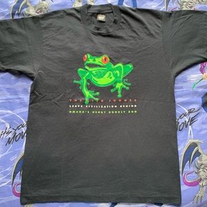 Vintage 90s Tree Frog Zoo Graphic Tee